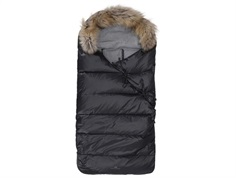 Ver de Terre baby footmuff black down